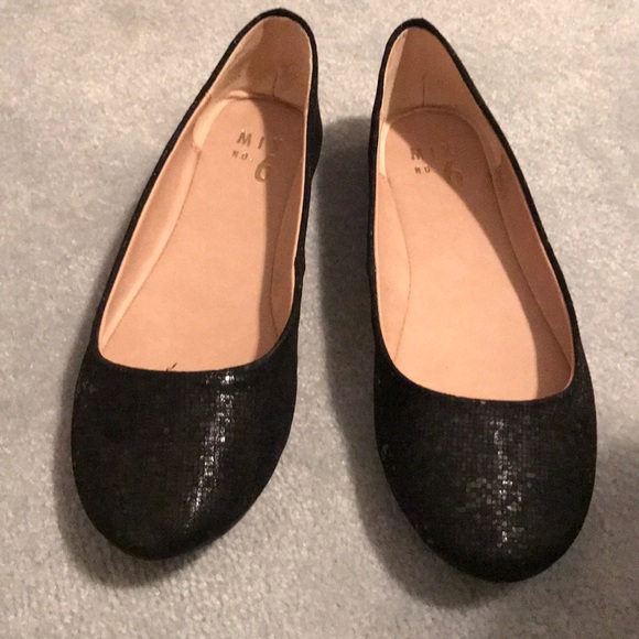 Black sparkle flats - Brand new - Picture 1 of 1